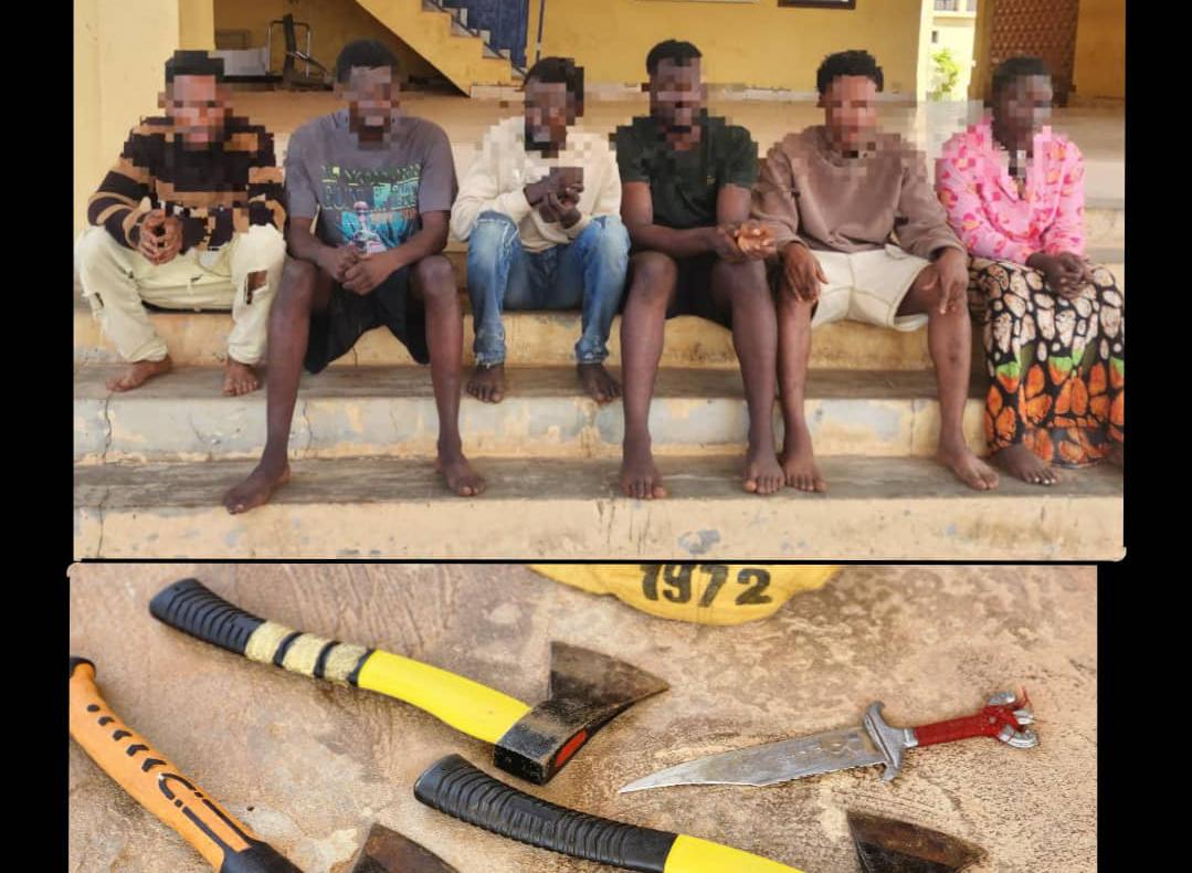 Ondo Police Arrest Six Suspected Cultists, Recover Weapons in Akoko Raid